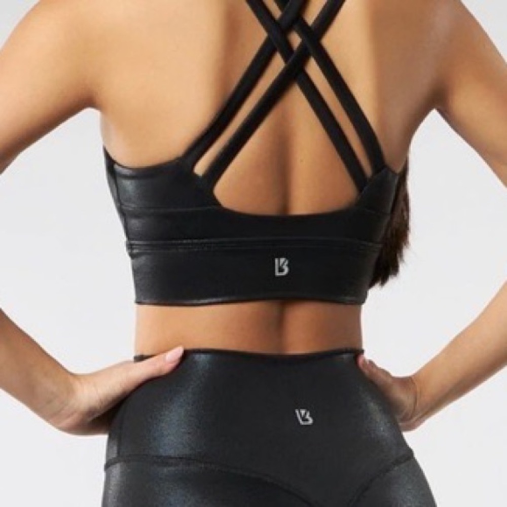 BuffBunny Rosa Bra — Shimmer Black - Picture 2 of 6